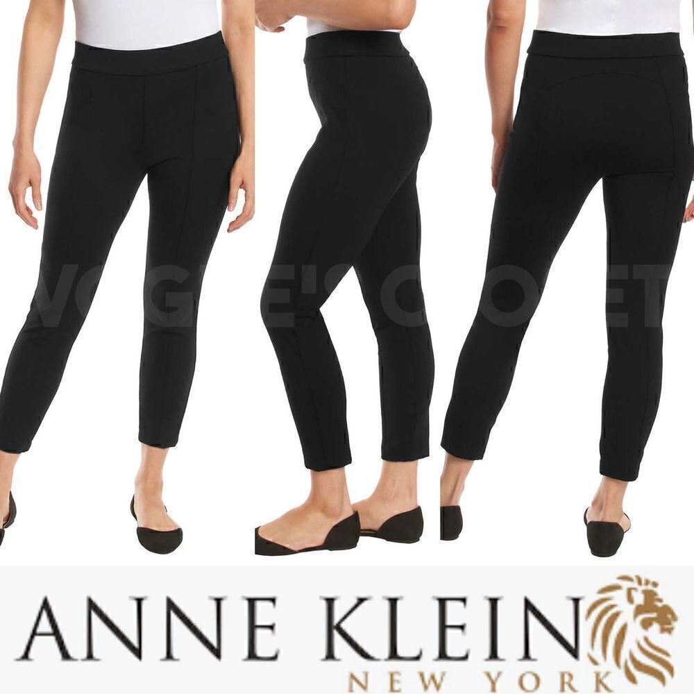 NEW! Anne Klein Ladies Tummy Control Ponte Mid-Weight Pant